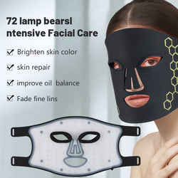 HOUSEHOLD FACIAL SILICONE PHOTOTHERAPY BEAUTY APPARATUS LED