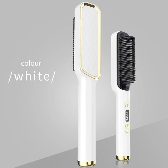 Multifunctional Tourmaline Ceramic Hair Comb: Fast Hair Styling Tool