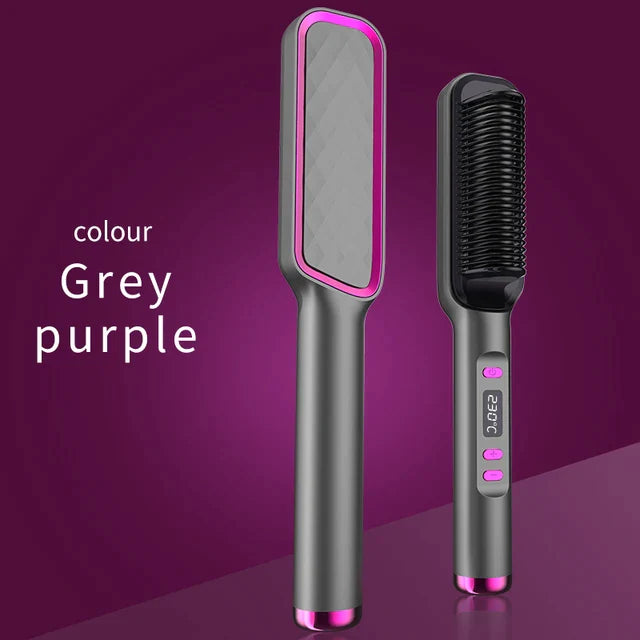 Multifunctional Tourmaline Ceramic Hair Comb: Fast Hair Styling Tool